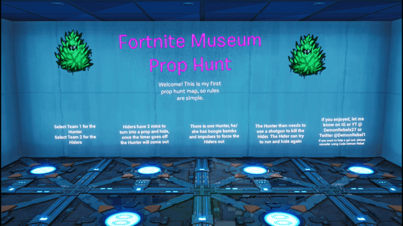 FORTNITE MUSEUM PROP HUNT