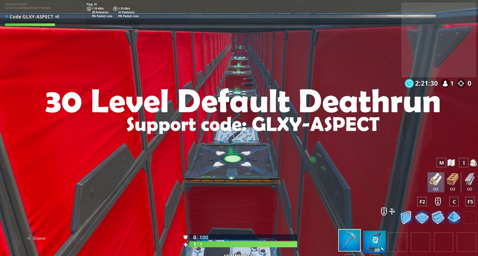 30 LEVEL DEFAULT DEATHRUN