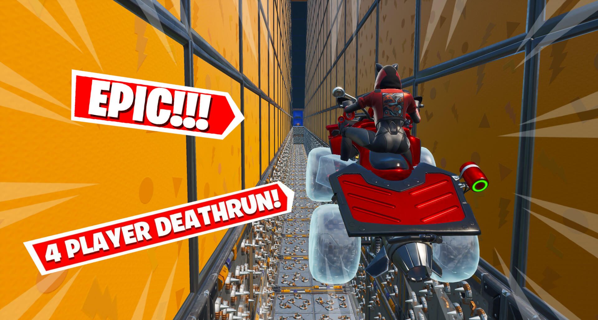 THE ULTIMATE 4 PLAYER DEATHRUN RACE!