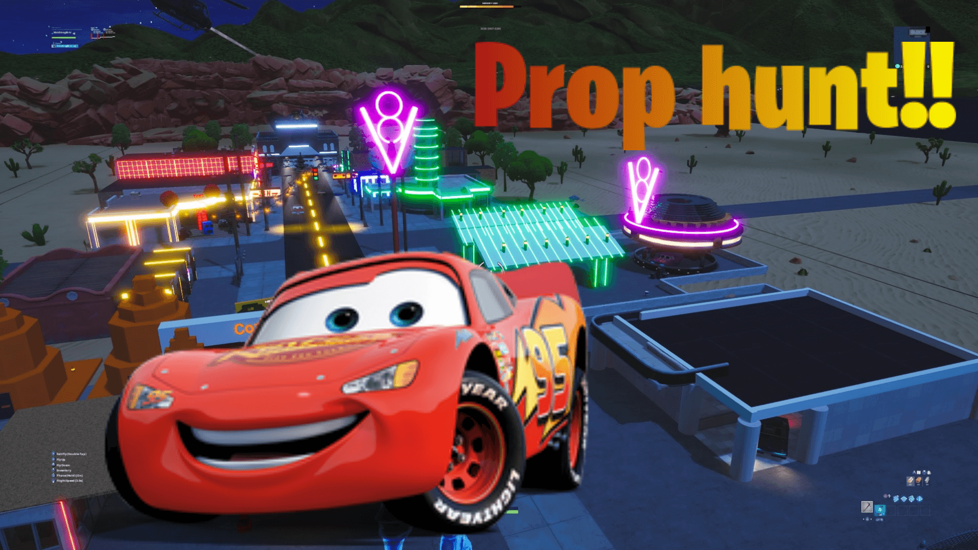 CARS: RADIATOR SPRINGS PROP HUNT (NIGHT)