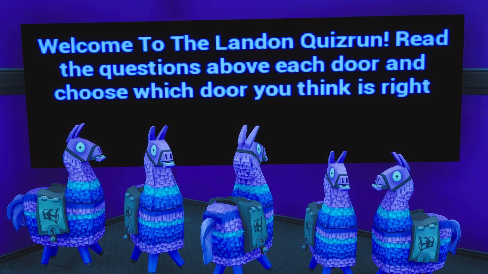 LANDON QUIZ RUN