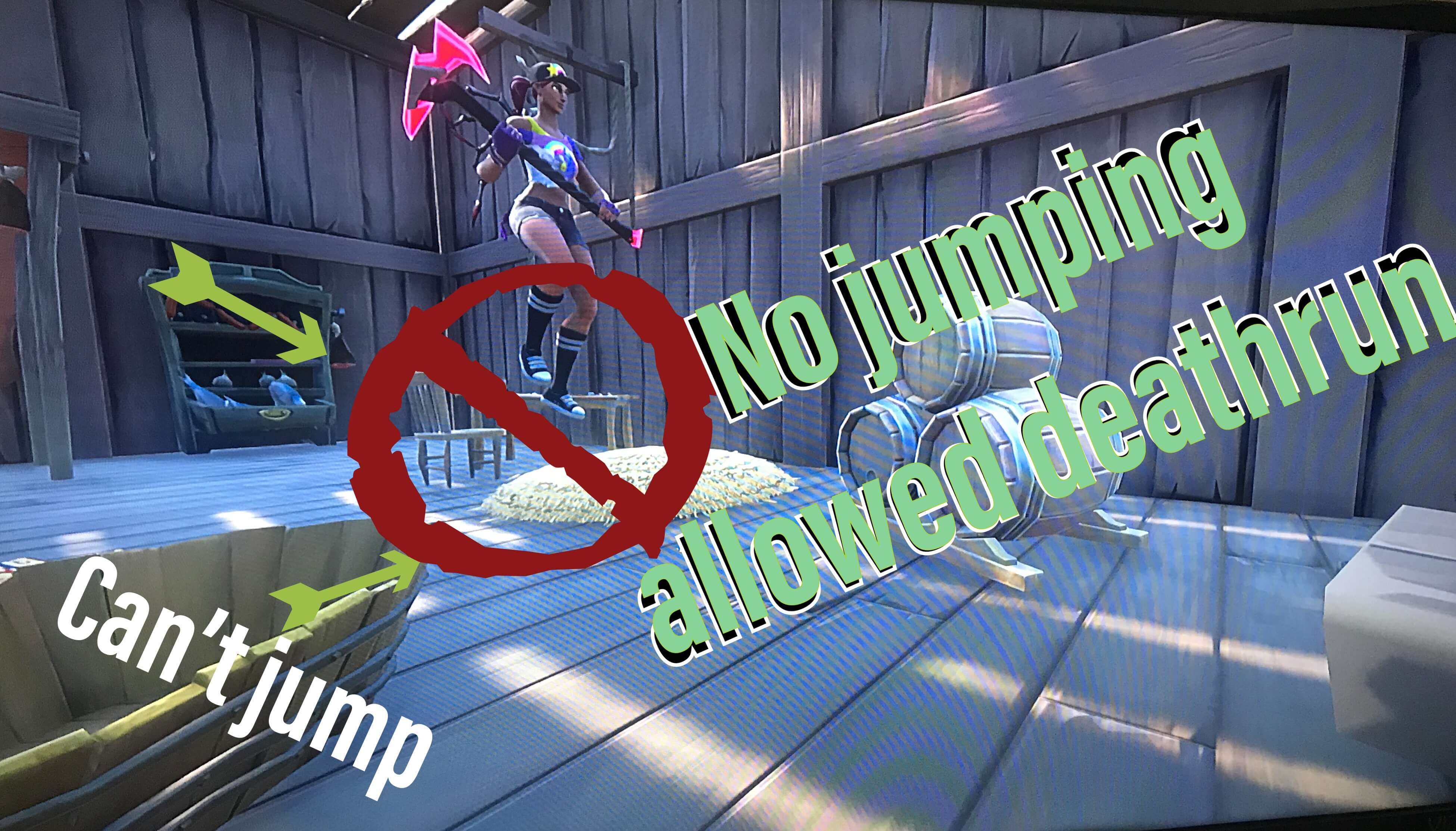 THE NO JUMPING ALLOWED DEATHRUN!