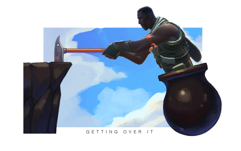 GETTING OVER IT DEATHRUN BY 1RAZEN1