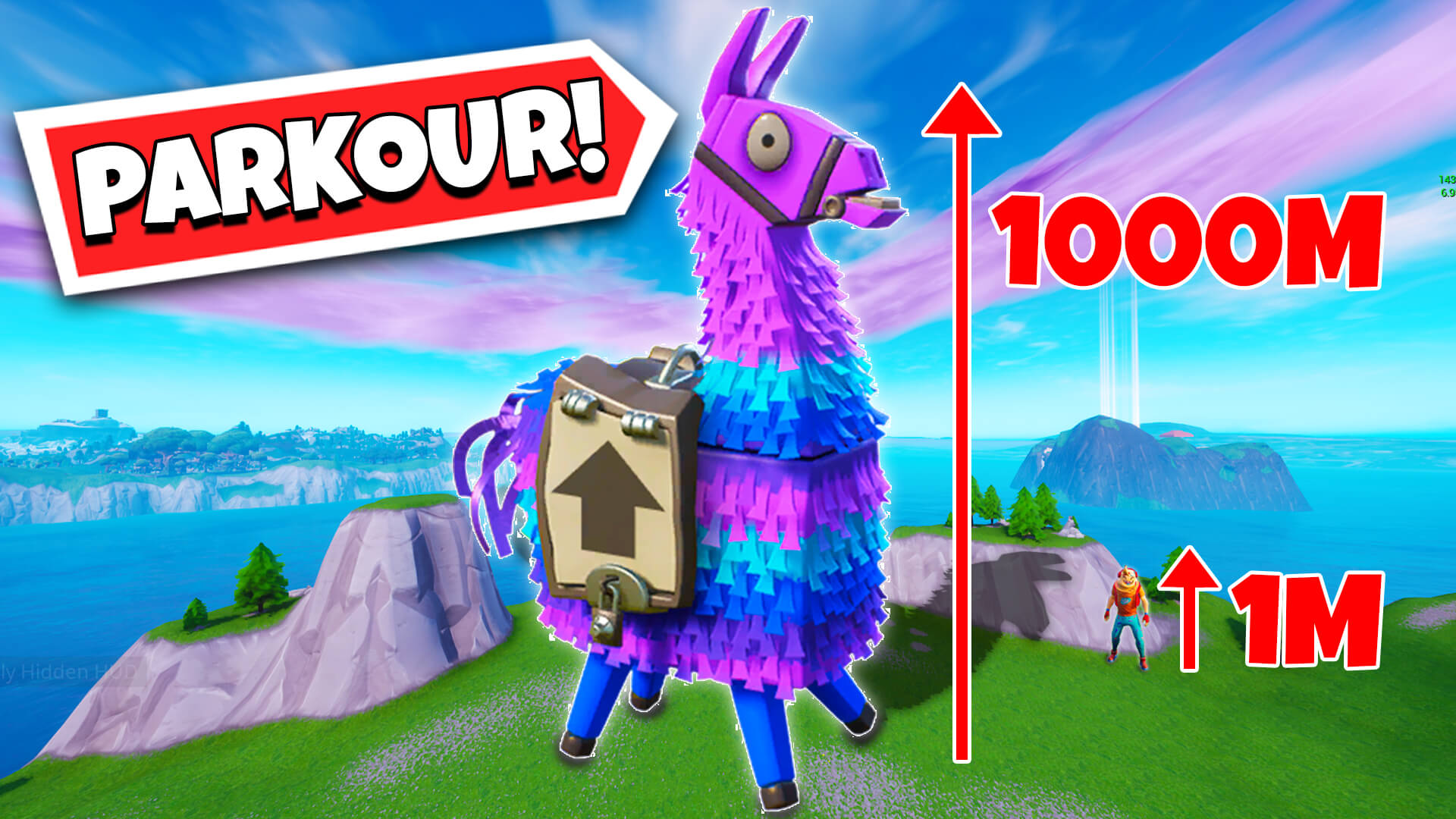 GIANT LLAMA PARKOUR